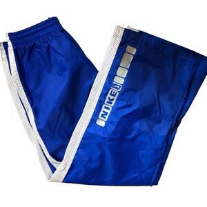 Vintage Nike Pant Youth XL Nylon Windbreaker Breakdance Hip Hop Mesh Tuxedo Stri